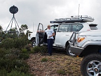 Arriving at the summit of Mt Tingaringy