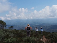 Spectacular views from Mt Tingaringy looking across to Mt Kosciuszko