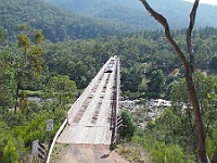 Convoy crosses McKillops Bridge