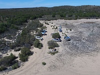 Convoy stops for lunch at Hermes Garden in Wyperfeld NP : N