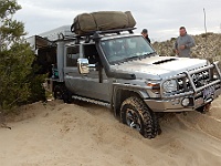 Lefty doesn't quite make it up the Ross Springs dune