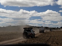 Convoy heading across Wyperfeld NP