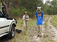 Heidi & Laurie get ready from some quadcoptering