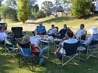 Happy hour on the swifts Creek Explorer