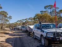 Convoy travels through Wyperfeld NP