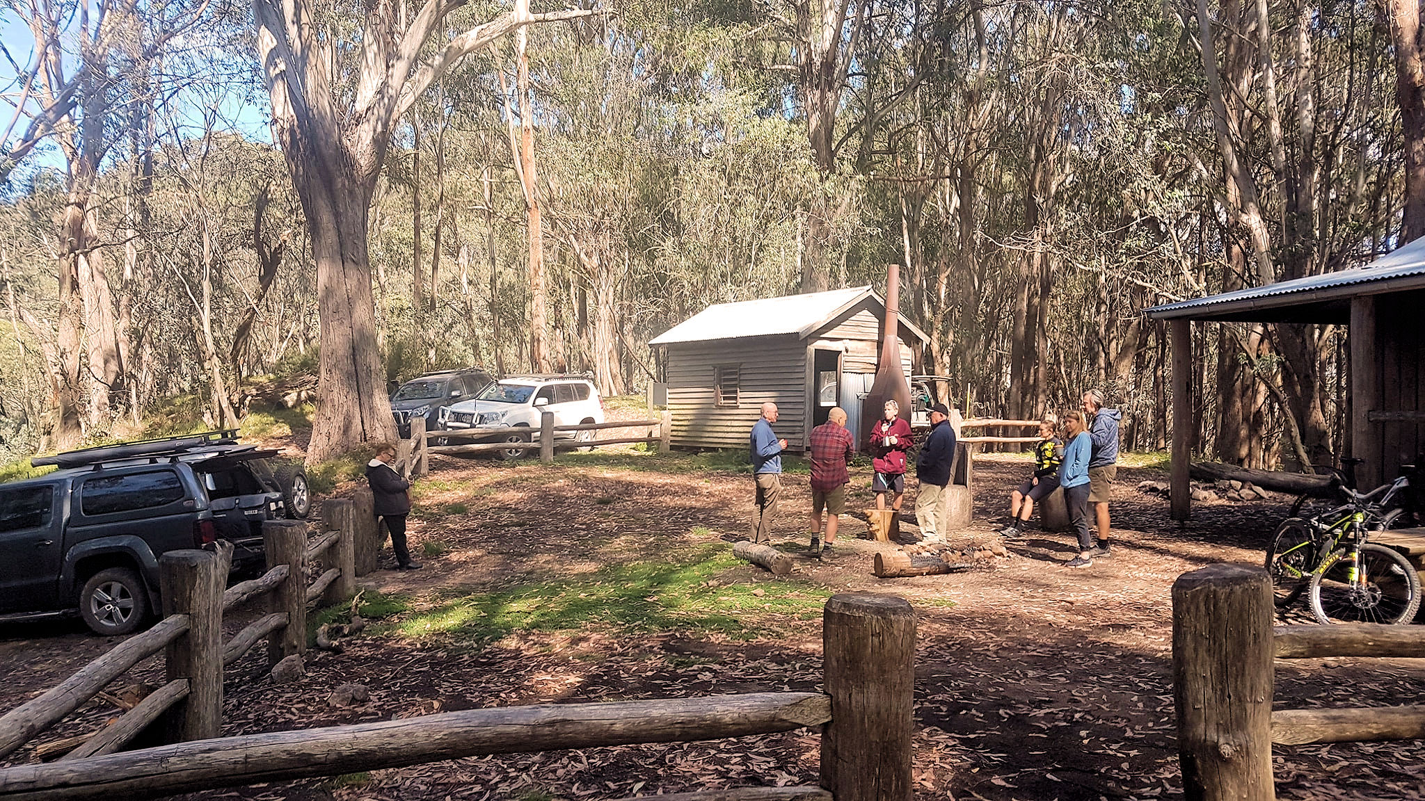 2020 Reflections at Howqua Gap Hut by Laurie Miles