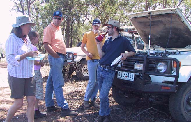15-Mary, Laurway, John, Andrew & Ryan enjoy the lunchtime views