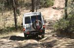 04-Troopy heads downhill at Garveys