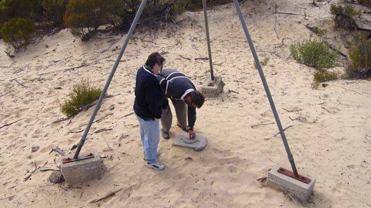 16-Pat & Wendy (Bundy) check out the Hensley trig point