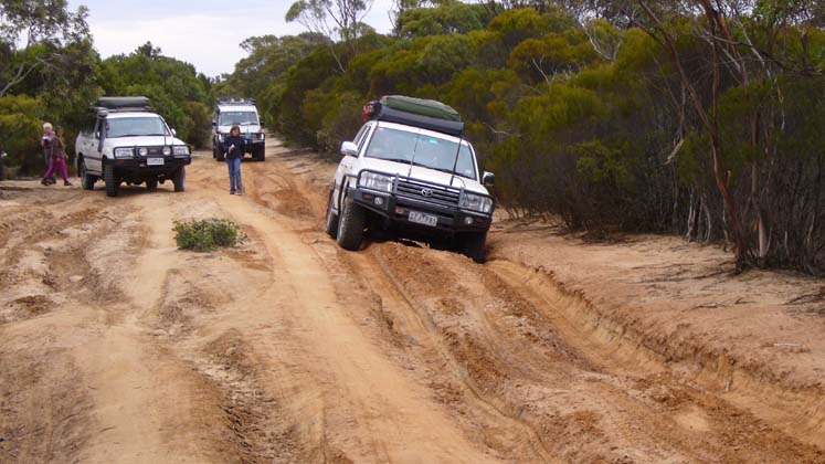 21-Laurway (Big John) watches Moneyeater go thru the boghole
