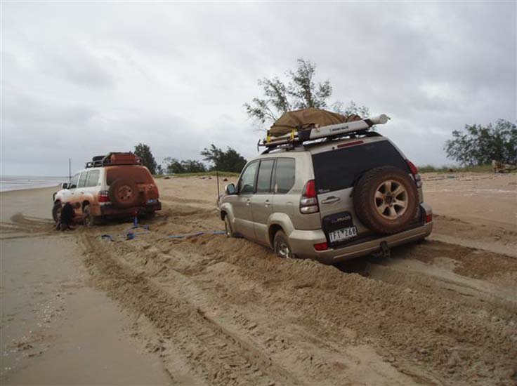 12 Lockie needs a snatch in the soft Cape sand