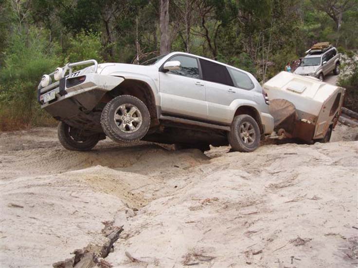 14 Scissors exits Crystal Creek on route to Vrilya Point