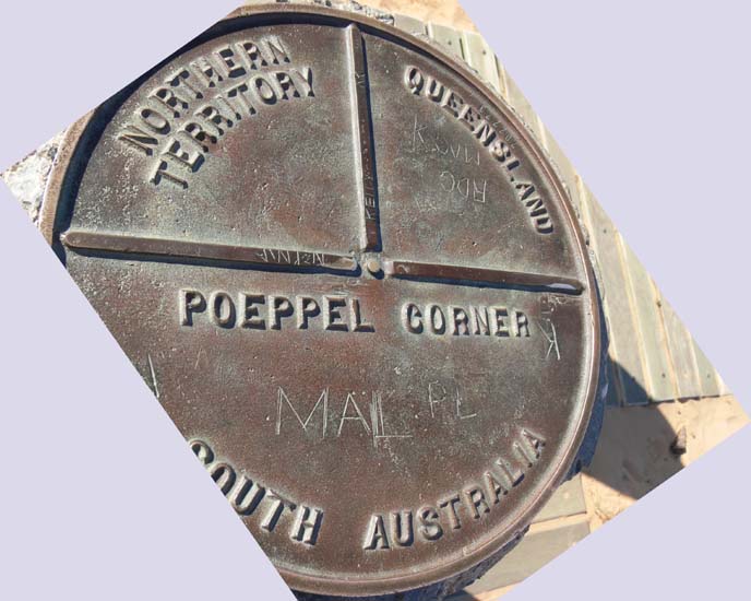 08-Poeppel Corner Plaque - SA, QLD & NT