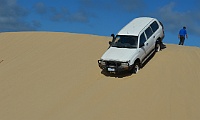 One way down a Sand Dune