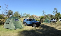 Rhino camps at Swifts Creek