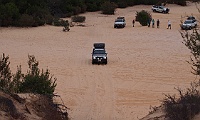 Chris heads for Ross Springs dune
