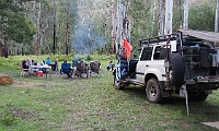 Camp at Camms Top Place on the Wentworth River
