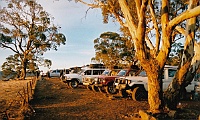 2004  Trucks in Afternoon Sun-Flinders Range (Photo by Scott Hamilton)