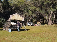 Michael sets up on Buckwong Creek