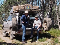 Neville & Rosalie stop for a cuppa