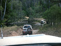 Crossing the King River at Pineapple Flat