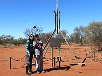 Gabi & Grace check out the Geodetic Centre of Australia at the Lambert Centre