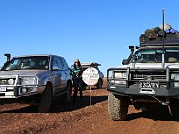 Enjoying a break on the State Border