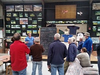 Greg hands out the working bee tasks for the weekend