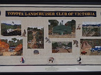 Close up of the new banner