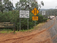 Arriving at the historic McKillops Bridge