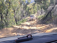 Heading down Launders Track