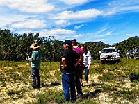 Afternoon tea sop on the Victoria Range Fireline