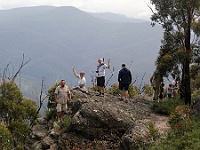 John, Marianne, Marcel & Lachlan take in the views from Ben Cruachan